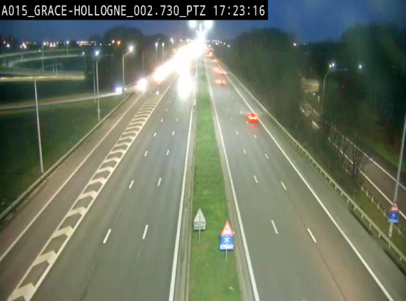 <h2>Caméra trafic Belgique - Grâce-Hollogne - E42, jonction avec A604, direction Loncin/Aéroport de Liège -  BK 3.2</h2>