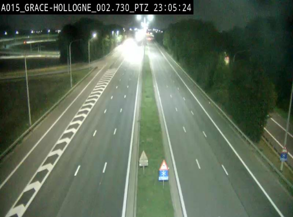 <h2>Caméra trafic Belgique - Grâce-Hollogne - E42, jonction avec A604, direction Loncin/Aéroport de Liège -  BK 3.2</h2>