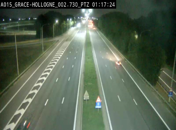 <h2>Caméra trafic Belgique - Grâce-Hollogne - E42, jonction avec A604, direction Loncin/Aéroport de Liège -  BK 3.2</h2>