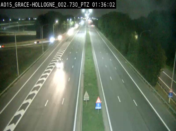 <h2>Caméra trafic Belgique - Grâce-Hollogne - E42, jonction avec A604, direction Loncin/Aéroport de Liège -  BK 3.2</h2>