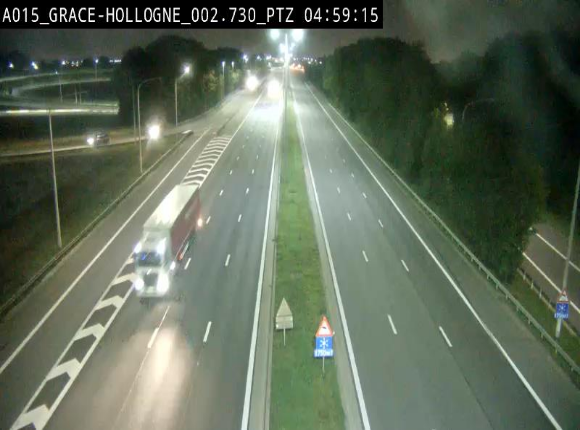 <h2>Caméra trafic Belgique - Grâce-Hollogne - E42, jonction avec A604, direction Loncin/Aéroport de Liège -  BK 3.2</h2>