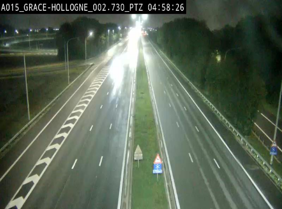 <h2>Caméra trafic Belgique - Grâce-Hollogne - E42, jonction avec A604, direction Loncin/Aéroport de Liège -  BK 3.2</h2>
