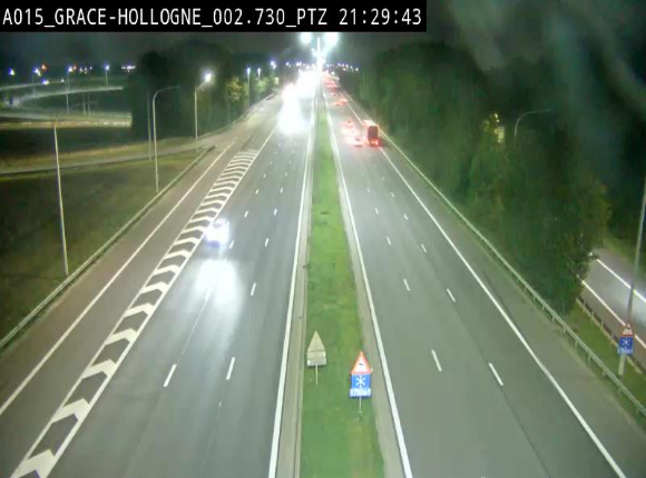 <h2>Caméra trafic Belgique - Grâce-Hollogne - E42, jonction avec A604, direction Loncin/Aéroport de Liège -  BK 3.2</h2>
