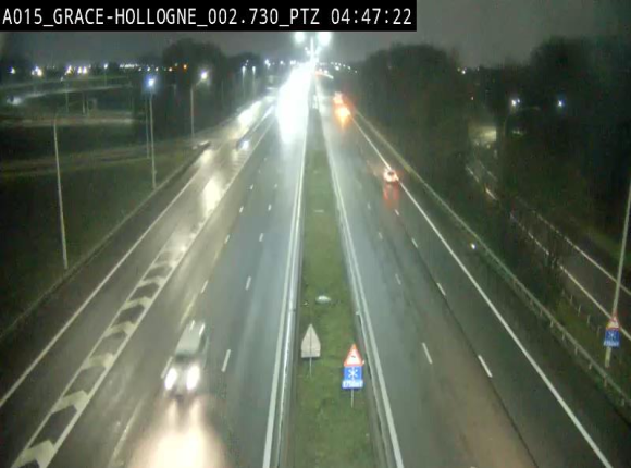 Caméra trafic Belgique - Grâce-Hollogne - E42, jonction avec A604, direction Loncin/Aéroport de Liège -  BK 3.2