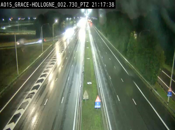 <h2>Caméra trafic Belgique - Grâce-Hollogne - E42, jonction avec A604, direction Loncin/Aéroport de Liège -  BK 3.2</h2>
