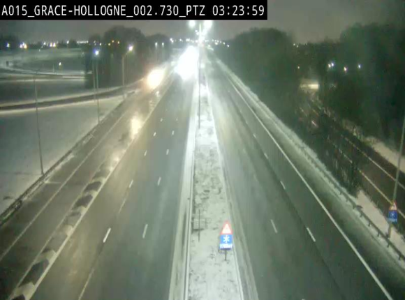 Caméra trafic Belgique - Grâce-Hollogne - E42, jonction avec A604, direction Loncin/Aéroport de Liège -  BK 3.2