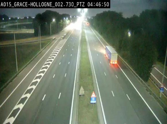 <h2>Caméra trafic Belgique - Grâce-Hollogne - E42, jonction avec A604, direction Loncin/Aéroport de Liège -  BK 3.2</h2>