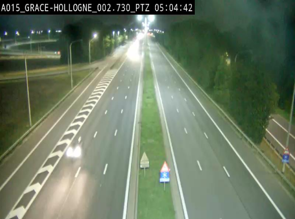 <h2>Caméra trafic Belgique - Grâce-Hollogne - E42, jonction avec A604, direction Loncin/Aéroport de Liège -  BK 3.2</h2>