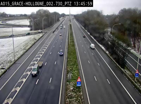 <h2>Caméra trafic Belgique - Grâce-Hollogne - E42, jonction avec A604, direction Loncin/Aéroport de Liège - BK 3.2</h2>