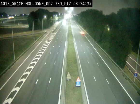 <h2>Caméra trafic Belgique - Grâce-Hollogne - E42, jonction avec A604, direction Loncin/Aéroport de Liège -  BK 3.2</h2>