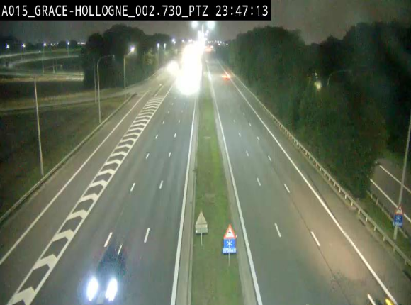<h2>Caméra trafic Belgique - Grâce-Hollogne - E42, jonction avec A604, direction Loncin/Aéroport de Liège -  BK 3.2</h2>