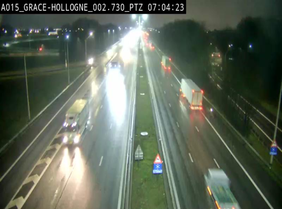<h2>Caméra trafic Belgique - Grâce-Hollogne - E42, jonction avec A604, direction Loncin/Aéroport de Liège - BK 3.2</h2>