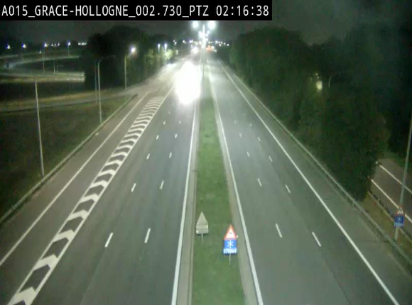 <h2>Caméra trafic Belgique - Grâce-Hollogne - E42, jonction avec A604, direction Loncin/Aéroport de Liège -  BK 3.2</h2>