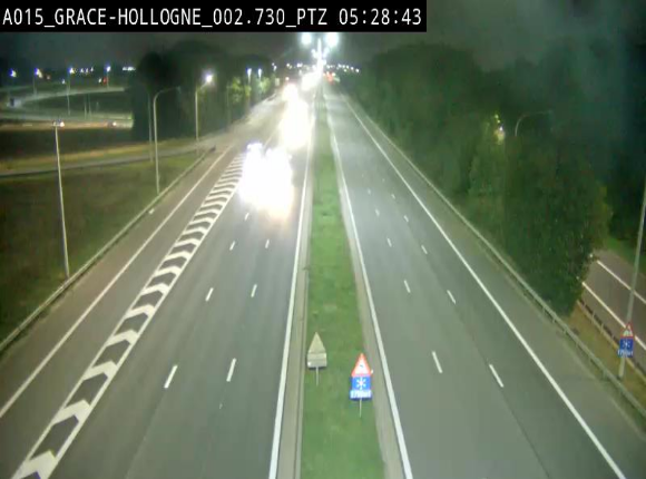 <h2>Caméra trafic Belgique - Grâce-Hollogne - E42, jonction avec A604, direction Loncin/Aéroport de Liège -  BK 3.2</h2>