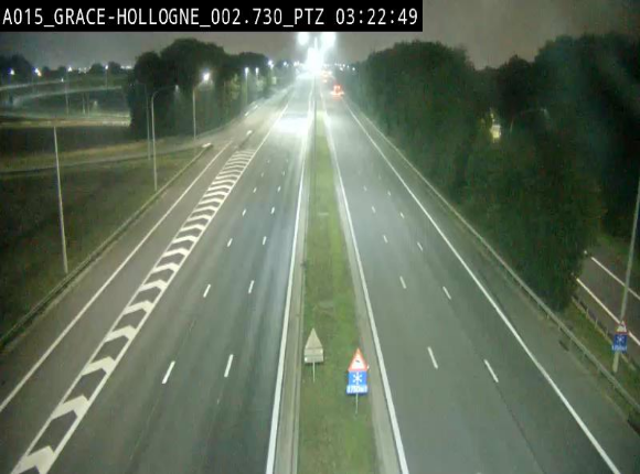 <h2>Caméra trafic Belgique - Grâce-Hollogne - E42, jonction avec A604, direction Loncin/Aéroport de Liège -  BK 3.2</h2>