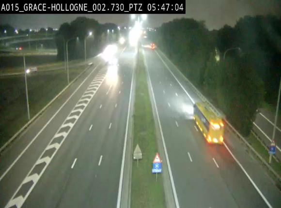 <h2>Caméra trafic Belgique - Grâce-Hollogne - E42, jonction avec A604, direction Loncin/Aéroport de Liège -  BK 3.2</h2>