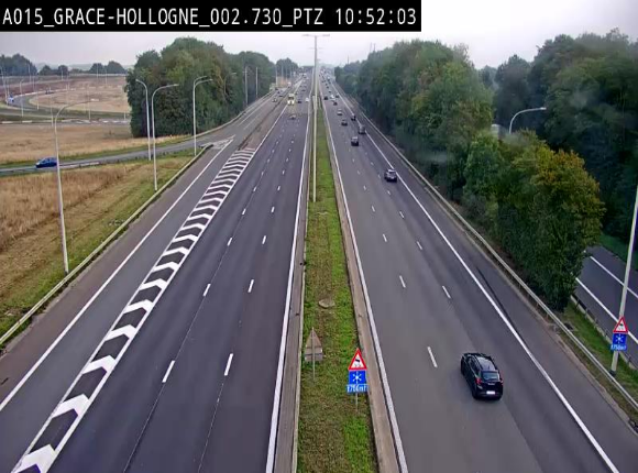 <h2>Caméra trafic Belgique - Grâce-Hollogne - E42, jonction avec A604, direction Loncin/Aéroport de Liège -  BK 3.2</h2>