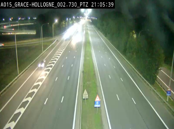 <h2>Caméra trafic Belgique - Grâce-Hollogne - E42, jonction avec A604, direction Loncin/Aéroport de Liège -  BK 3.2</h2>