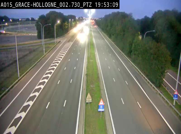 <h2>Caméra trafic Belgique - Grâce-Hollogne - E42, jonction avec A604, direction Loncin/Aéroport de Liège -  BK 3.2</h2>