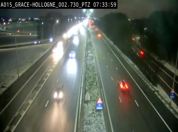 <h2>Caméra trafic Belgique - Grâce-Hollogne - E42, jonction avec A604, direction Loncin/Aéroport de Liège - BK 3.2</h2>