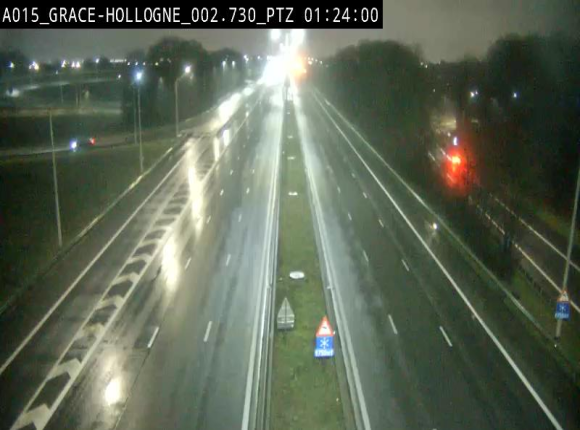 Caméra trafic Belgique - Grâce-Hollogne - E42, jonction avec A604, direction Loncin/Aéroport de Liège -  BK 3.2