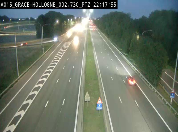 <h2>Caméra trafic Belgique - Grâce-Hollogne - E42, jonction avec A604, direction Loncin/Aéroport de Liège -  BK 3.2</h2>