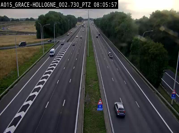 <h2>Caméra trafic Belgique - Grâce-Hollogne - E42, jonction avec A604, direction Loncin/Aéroport de Liège -  BK 3.2</h2>