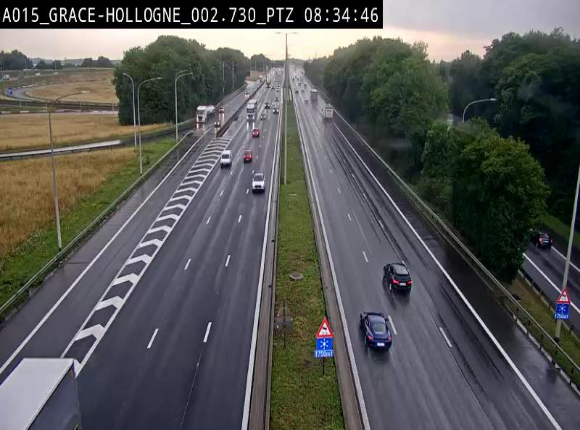 <h2>Caméra trafic Belgique - Grâce-Hollogne - E42, jonction avec A604, direction Loncin/Aéroport de Liège -  BK 3.2</h2>