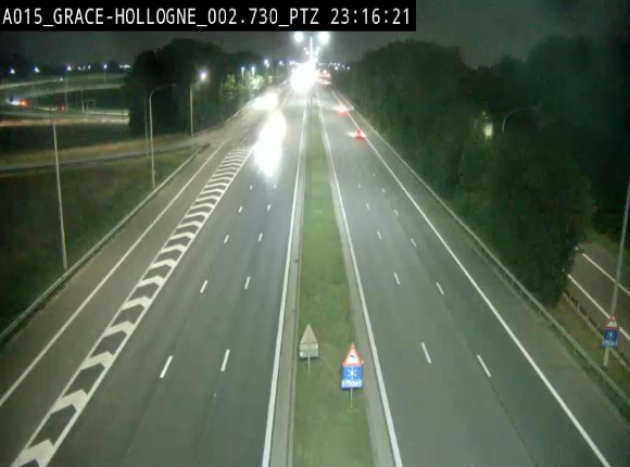 <h2>Caméra trafic Belgique - Grâce-Hollogne - E42, jonction avec A604, direction Loncin/Aéroport de Liège -  BK 3.2</h2>