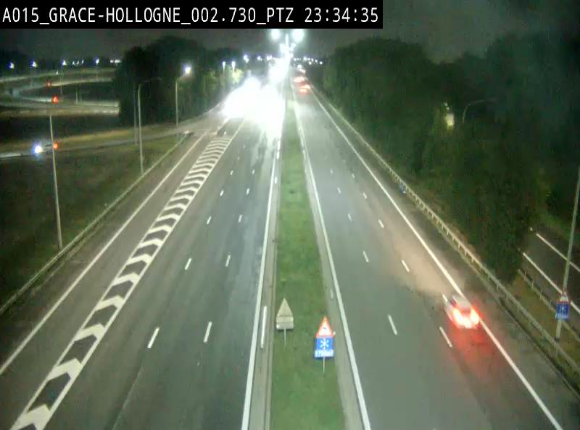 <h2>Caméra trafic Belgique - Grâce-Hollogne - E42, jonction avec A604, direction Loncin/Aéroport de Liège -  BK 3.2</h2>