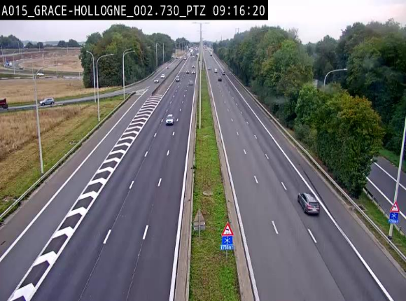 <h2>Caméra trafic Belgique - Grâce-Hollogne - E42, jonction avec A604, direction Loncin/Aéroport de Liège -  BK 3.2</h2>