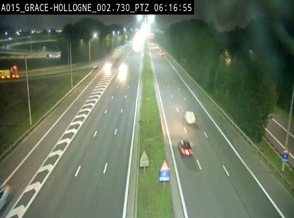 <h2>Caméra trafic Belgique - Grâce-Hollogne - E42, jonction avec A604, direction Loncin/Aéroport de Liège -  BK 3.2</h2>