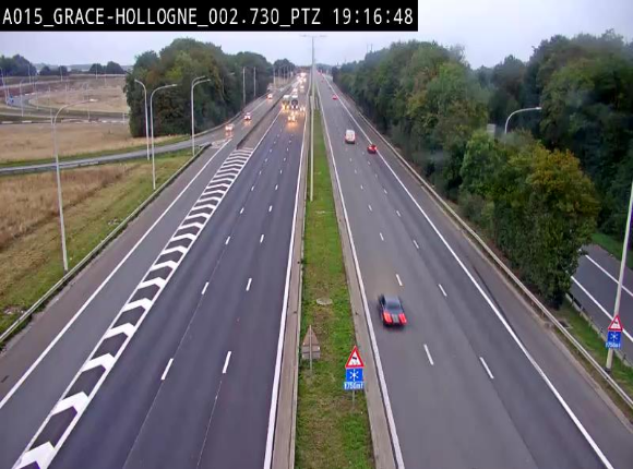 <h2>Caméra trafic Belgique - Grâce-Hollogne - E42, jonction avec A604, direction Loncin/Aéroport de Liège -  BK 3.2</h2>