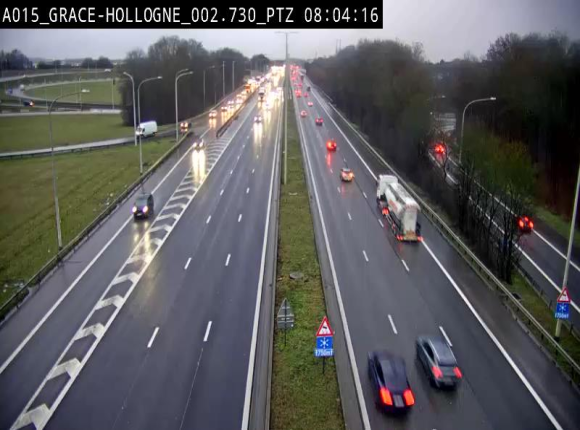 <h2>Caméra trafic Belgique - Grâce-Hollogne - E42, jonction avec A604, direction Loncin/Aéroport de Liège - BK 3.2</h2>