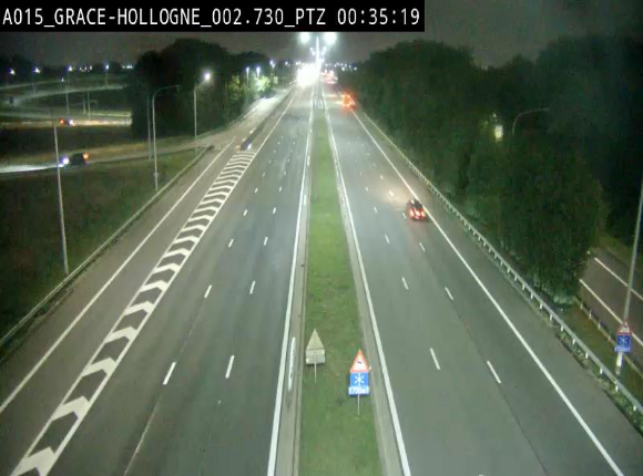 <h2>Caméra trafic Belgique - Grâce-Hollogne - E42, jonction avec A604, direction Loncin/Aéroport de Liège -  BK 3.2</h2>