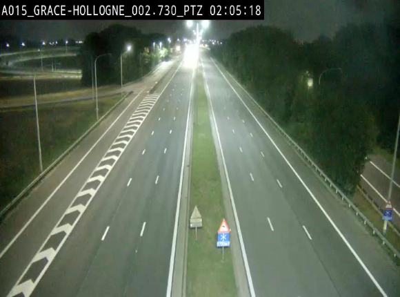 <h2>Caméra trafic Belgique - Grâce-Hollogne - E42, jonction avec A604, direction Loncin/Aéroport de Liège -  BK 3.2</h2>