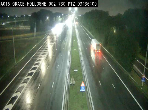 <h2>Caméra trafic Belgique - Grâce-Hollogne - E42, jonction avec A604, direction Loncin/Aéroport de Liège -  BK 3.2</h2>