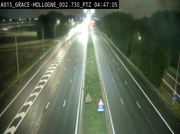 <h2>Caméra trafic Belgique - Grâce-Hollogne - E42, jonction avec A604, direction Loncin/Aéroport de Liège -  BK 3.2</h2>