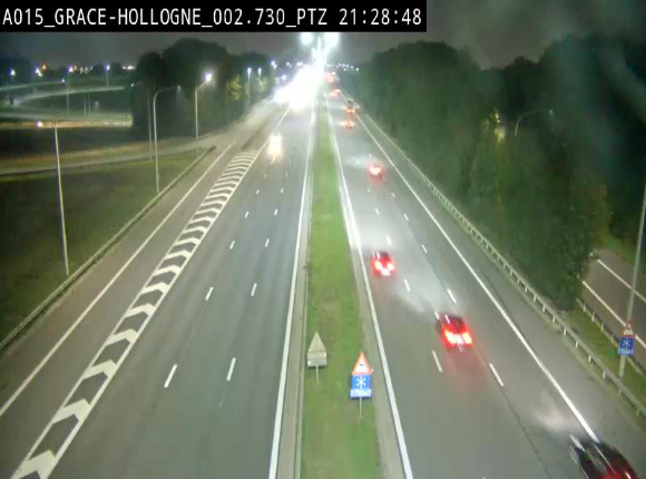<h2>Caméra trafic Belgique - Grâce-Hollogne - E42, jonction avec A604, direction Loncin/Aéroport de Liège -  BK 3.2</h2>