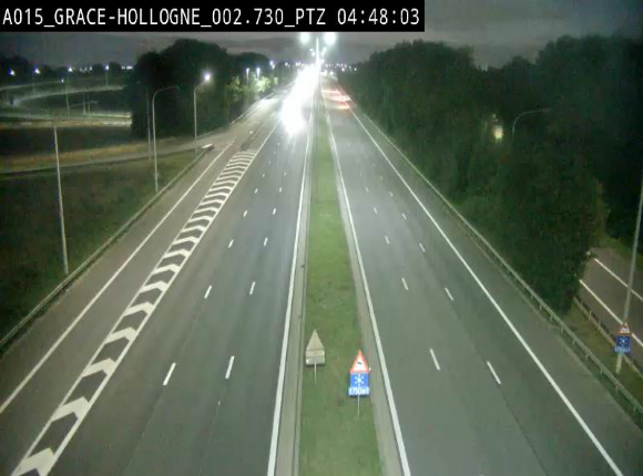 <h2>Caméra trafic Belgique - Grâce-Hollogne - E42, jonction avec A604, direction Loncin/Aéroport de Liège -  BK 3.2</h2>