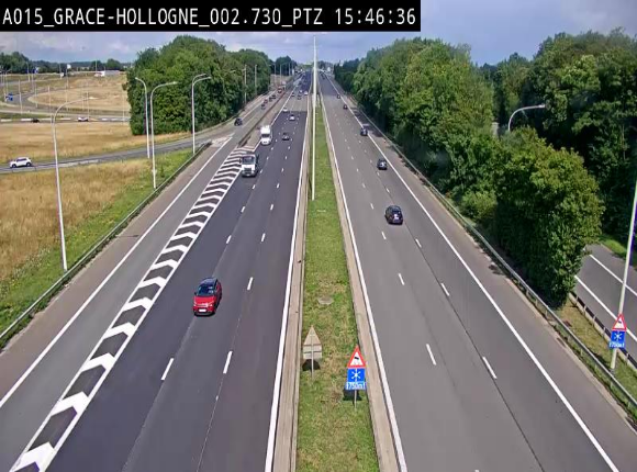 <h2>Caméra trafic Belgique - Grâce-Hollogne - E42, jonction avec A604, direction Loncin/Aéroport de Liège -  BK 3.2</h2>