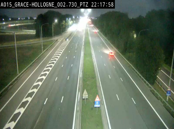 <h2>Caméra trafic Belgique - Grâce-Hollogne - E42, jonction avec A604, direction Loncin/Aéroport de Liège -  BK 3.2</h2>