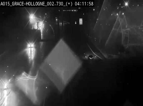 <h2>Webcam E42/A15 à Grâce-Hollogne, à proximité de la jonction avec l'A604. Vue orientée vers Namur</h2>