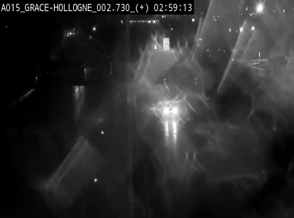 <h2>Webcam E42/A15 à Grâce-Hollogne, à proximité de la jonction avec l'A604. Vue orientée vers Namur</h2>
