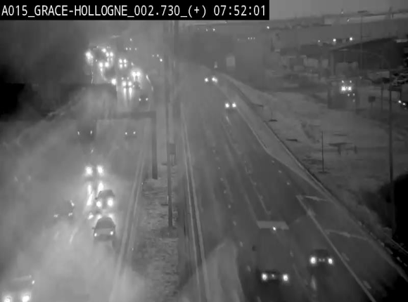 <h2>Webcam E42/A15 à Grâce-Hollogne, à proximité de la jonction avec l'A604. Vue orientée vers Namur</h2>