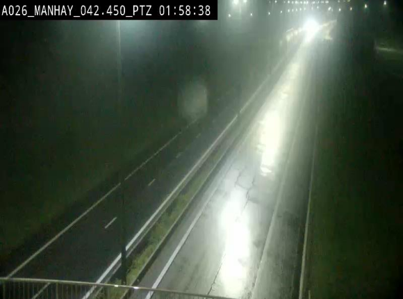 <h2>Webcam autoroute A26/E25 à hauteur de Manhay, à la jonction avec la N651 en direction de Liège - BK 42.4</h2>