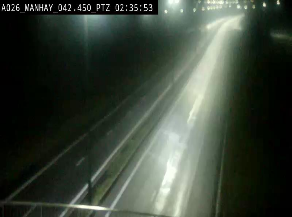 <h2>Webcam autoroute A26/E25 à hauteur de Manhay, à la jonction avec la N651 en direction de Liège - BK 42.4</h2>