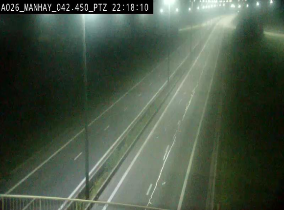 <h2>Webcam autoroute A26/E25 à hauteur de Manhay, à la jonction avec la N651 en direction de Liège - BK 42.4</h2>