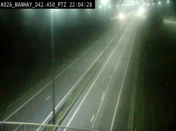 <h2>Webcam autoroute A26/E25 à hauteur de Manhay, à la jonction avec la N651 en direction de Liège - BK 42.4</h2>