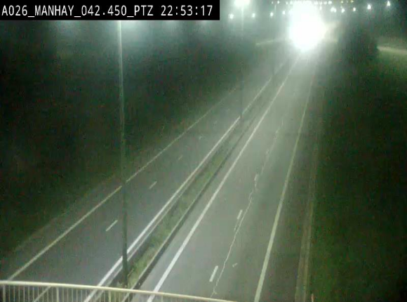 <h2>Webcam autoroute A26/E25 à hauteur de Manhay, à la jonction avec la N651 en direction de Liège - BK 42.4</h2>